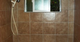 Custom Travertine Bathroom Tile Replacement