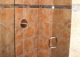 Custom Travertine Shower